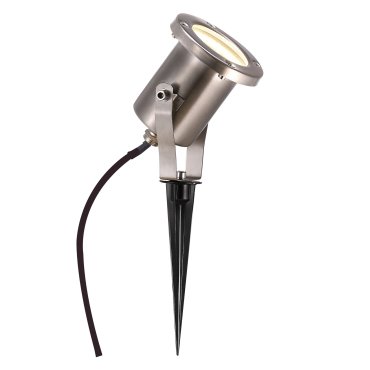 Nordlux Taurus - spot de jardin sur pique - Ø 10 x 31 cm - IP54 - acier inoxydable