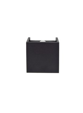 Projectlight Helmut - applique murale - 8 x 4 x 8 cm - 4W LED dimmable incl. - noir