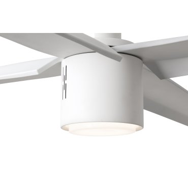 Faro Attos - ventilateur de plafond avec lumière et télécommande - Ø 213 cm - 18W LED dimmable inclus - blanc