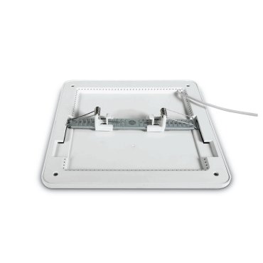 ONE Light Panneaux de surface/encastrés à découpe réglable - plafonnier - 23,5 x 23,5 x 1,7 cm - 16W LED inclus - blanc - couleur de lumière blanche