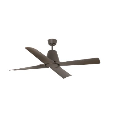 Faro Typhoon - ventilateur de plafond avec télécommande - Ø 130 cm - IP44 - brun