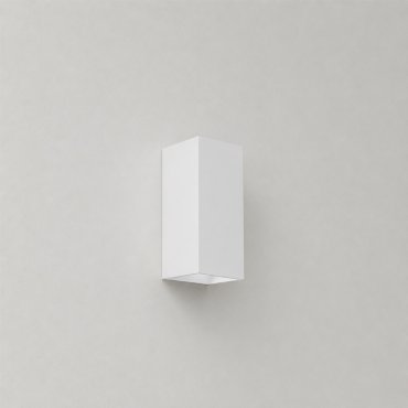 Artdelight Dante - applique murale - 6,7 x 6,7 x 15,4 cm - blanc