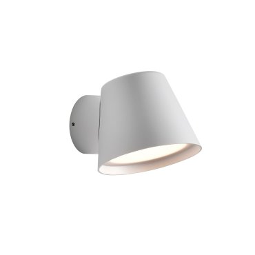 VK Lighting Kupo - applique murale extérieure - Ø 11,5 x 11,4 cm - IP65 - blanc sablé
