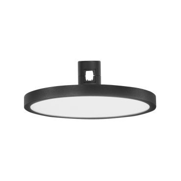 Nova Luce Art - light point système de rail magnétique - Ø 16 x 5 cm - 15W LED inclus - noir sable