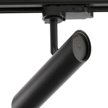 Faro Leo - spot sur rail - système de rail triphasé - 3,9 x 14,2 cm - 7W LED inclus - noir mat