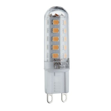 Searchlight Lampe LED - Ø 2 x 6 cm - G9 - 3W dimmable (lot de 10) - 4000K - transparent