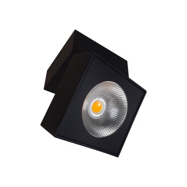 Maxlight Artu - spot en saillie 1L - 10 x 10 x 10 cm - 15W LED inclus - noir