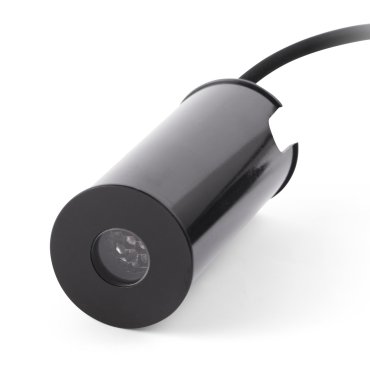 Faro Grund - spot rond pour l'extérieur - Ø 37 mm, Ø 32 mm à encastrer - 2W LED inclus - IP67 - noir - couleur de lumière blanc chaud (3000K)