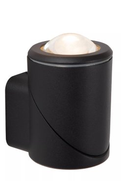 Lucide Erin - applique murale extérieure - 6 x 8 x 9,8 cm - 5W LED inclus - IP65 - noir