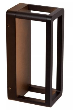 Lucide Narvik - applique murale - 12,5 x 8,6 x 23 cm - 9,2W LED inclus - IP65 - noir