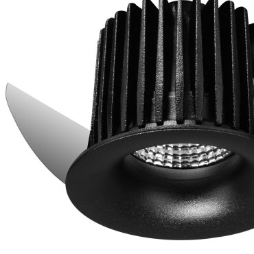 Nova Luce Gema - spot encastrable - Ø 82 mm, Ø 75 mm encastrable - 10W LED inclus - noir
