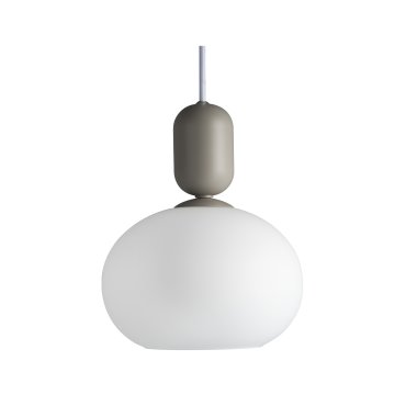 Nordlux Notti - lampe suspendue - Ø 20 x 223,8 cm - gris et blanc