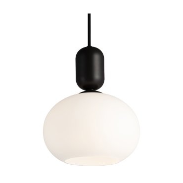 Nordlux Notti - lampe suspendue - Ø 20 x 223,8 cm - noir et moka