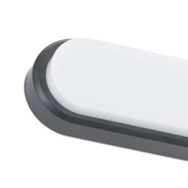 Faro Fred XL - applique murale - 24,5 x 6 x 11 cm - 11W LED inclus - IP65 - blanc givré