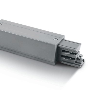 ONE Light Square Track Accessories - alimentation intermédiaire - système de rail triphasé - 16A - gris
