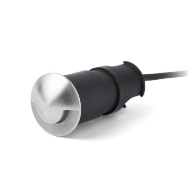 Faro Kane - applique encastrée - Ø 4,5 x 9 cm - 3W LED inclus - IP67 - inox satiné