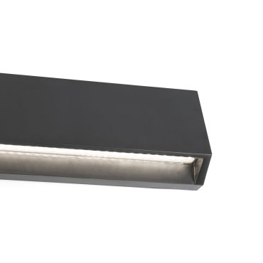 Faro Must - applique murale - 21,7 x 3,5 x 8 cm - 4W LED inclus - IP65 - gris foncé