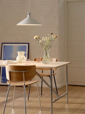 Nordlux Dorina 45 - lampe suspendue - Ø 45 x 221,6 cm - blanc