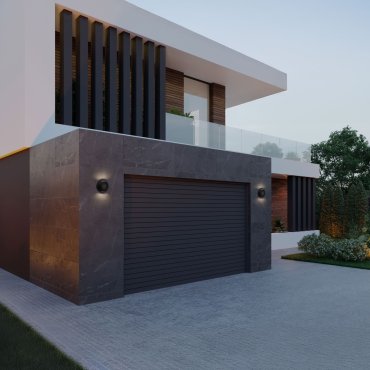 Nova Luce Passo - applique murale extérieure - Ø 12 x 4 cm - 4W LED inclus - IP65 - noir sablé