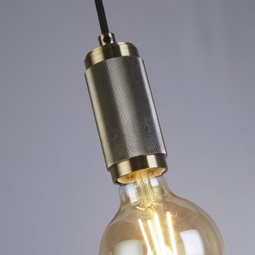Searchlight - lampe suspendue - Ø 10 x 300 cm - laiton et or