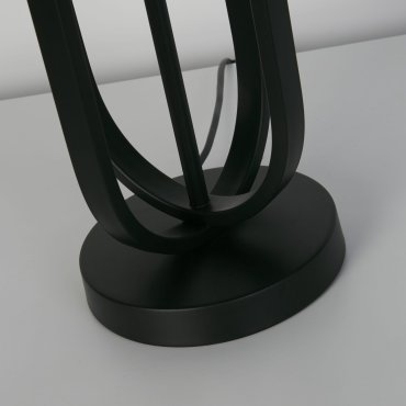 Searchlight - pied de lampe de table - Ø 16 x 55 cm - noir mat