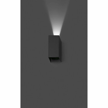 Faro Blind - applique murale - 7,4 x 10,5 x 16,5 cm - 6W LED inclus - IP65 - gris foncé