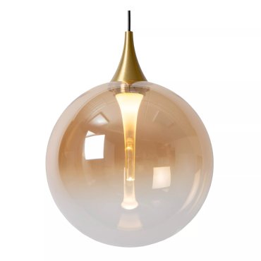 Lucide Gisela - lampe suspendue - Ø 61 x 326 cm - 12 x 3,6W LED dimmable inclus - amber