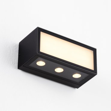 Nova Luce Inga - applique murale extérieure - 15,3 x 6,5 x 7,3 cm - 11W LED inclus - IP65 - anthracite foncé