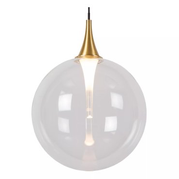 Lucide Gisela - lampe suspendue - Ø 16 x 150 cm - 5W LED inclus - transparent