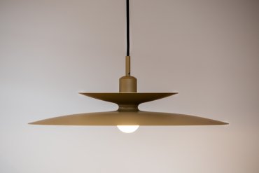 Artdelight Linares - suspension - Ø 50 x 16,5 cm - brun