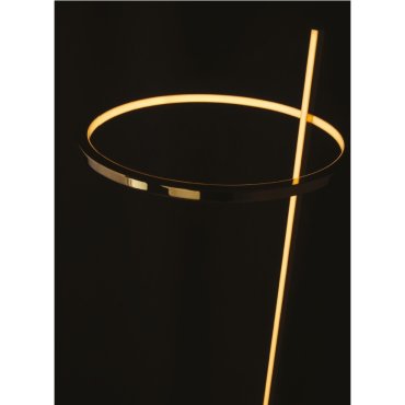 Maxlight Lozanna - lampe de table - Ø 30 x 55 cm - 14W LED inclus - or