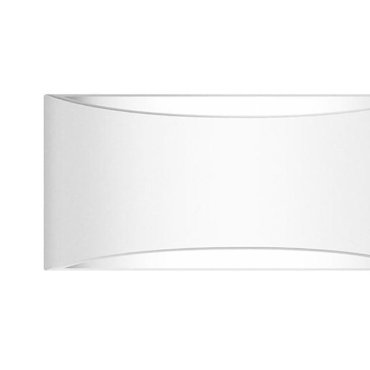 Nova Luce Otello - applique murale - 30 x 9,5 x 14 cm - plâtre blanc