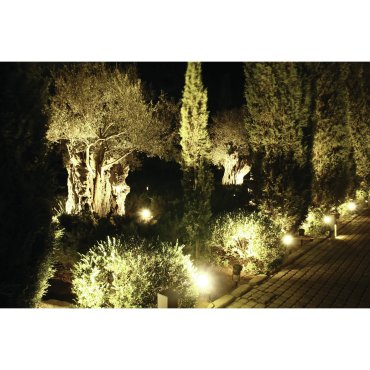 ONE Light Garden Square Spots - spot de sol extérieur - 4 x 4 x 6 cm - 1W LED inclus - IP65 - anthracite