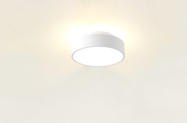 Artdelight Chicago - plafonnier - Ø 25 x 9 cm - 19,5W LED dimmable inclus - blanc