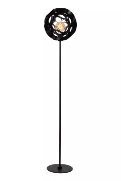 Lucide Hannelore - lampadaire - Ø 30 x 149,6 cm - noir