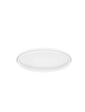 Nova Luce Willow - plafonnier - Ø 60 x 6 cm - 52W LED inclus - blanc sable