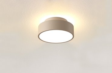 Artdelight Chicago - plafonnier - Ø 15 x 6,8 cm - 9,8W LED dimmable inclus - champagne