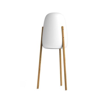 New Garden Rocket 145 - lampadaire d'extérieur - Ø63,5 x 145 cm - 9W LED dimmable inclus - IP65 - blanc