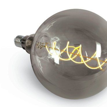 ONE Light Ampoule LED décorative - Ø 20 x 30 cm - E27 - 8W - non-dimmersible - 2700K - chrome foncé