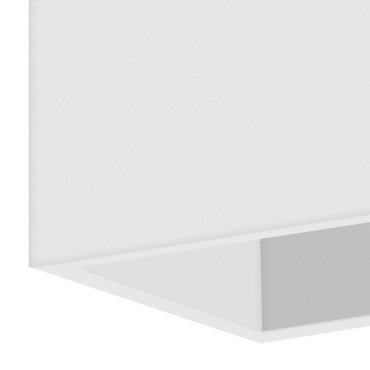 Nova Luce Sandro - applique murale - 11 x 11 x 11 cm - plâtre blanc