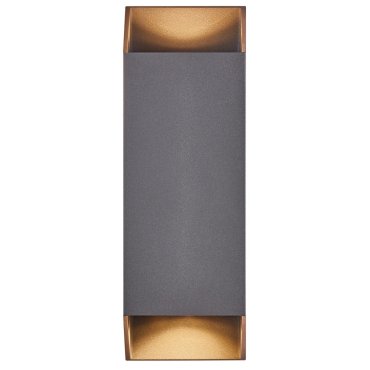 Nordlux Nico - applique murale extérieure - 8 x 8 x 23,5 cm - IP54 - gris