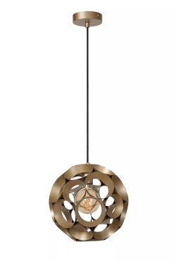 Lucide Hannelore - lampe suspendue - Ø 30 x 163 cm - or