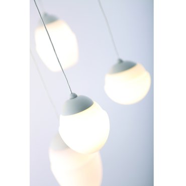 Maxlight Multi - lampe suspendue - Ø 40 x 100 cm - 16W LED inclus - blanc