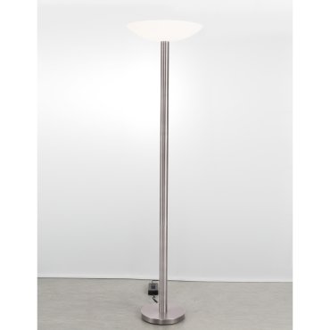 Nova Luce Rocco - lampadaire - Ø 45,5 x 181 cm - 30W dimmable LED inclus - nickel satiné