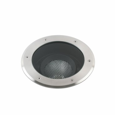 Faro Geiser Orientable - spot rond pour l'extérieur - Ø 260 mm, Ø 200 mm à encastrer - 29W LED inclus - IP67 - acier inoxydable satiné - 38 degrés