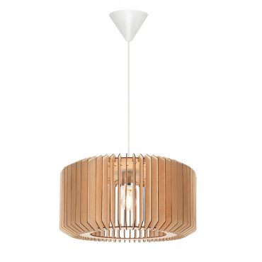 Nordlux Asti - lampe suspendue - Ø 50 x 225 cm - bois