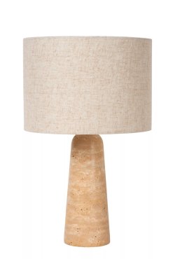 Lucide Nimue - lampe à poser - Ø 30 x 48 cm - taupe