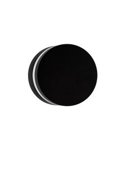 Nova Luce Airy - applique murale extérieure - Ø 15 x 11,5 cm - 8W LED inclus - IP54 - noir sablé