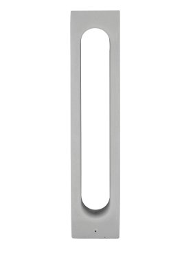Nova Luce Stage - lampe de jardin - 15 x 70 x 15 cm - 6W LED inclus - IP65 - gris