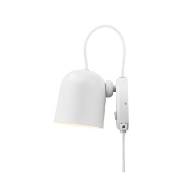 Design for the People Angle GU10 - applique murale avec interrupteur et port USB - 11 x 17 x 19,1 cm - blanc et gris